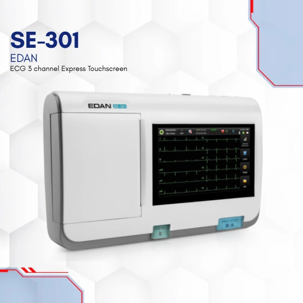 ECG 3 Channel EDAN SE 301 Touchscreen