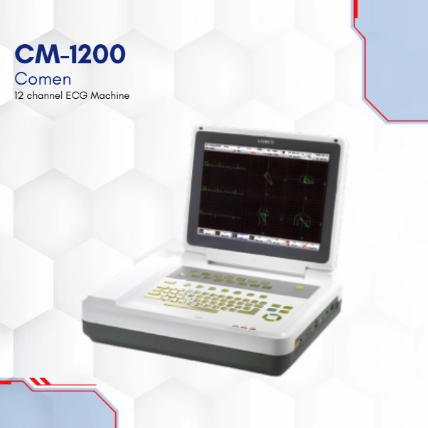 12 Channel ECG Machine Comen CM-1200